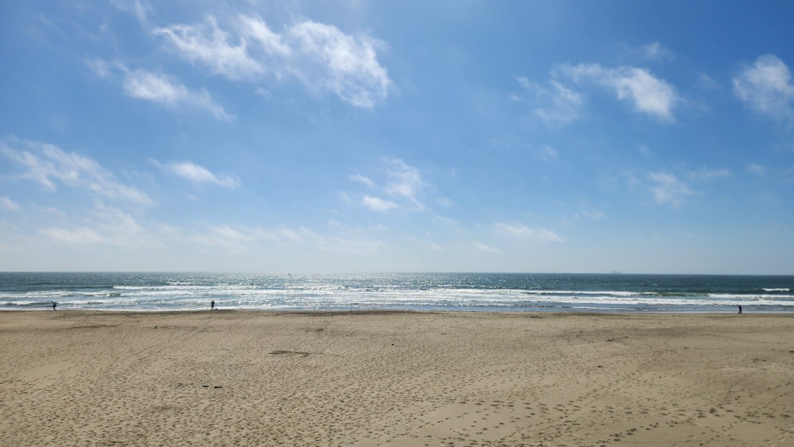 Ocean Beach on a rare clear day