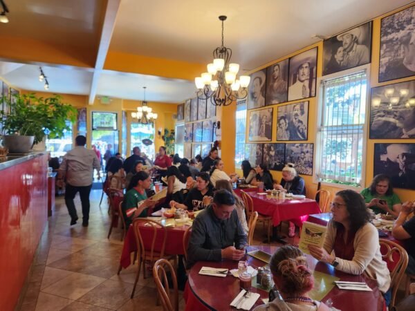 Gallardos after parade meal - always the best